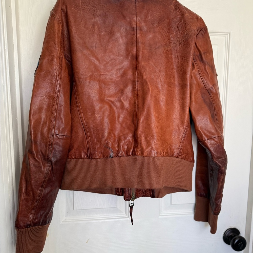 OFFICIAL MISS TOP GUN LEATHER JACKET - Picture 9 of 10